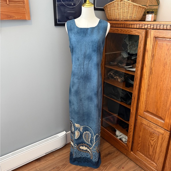 Fairweather Dresses & Skirts - Fairweather Blue Paisley Maxi Dress
